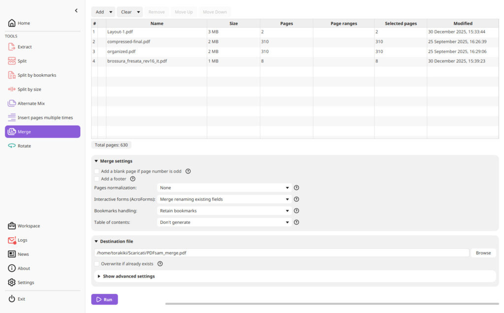 PDFsam for Mac Free Download