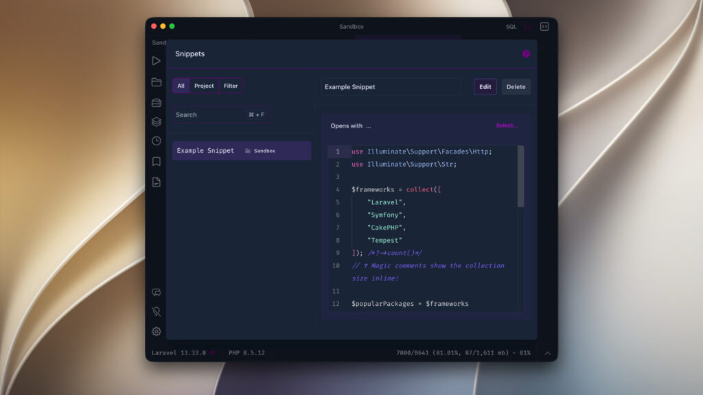 Tinkerwell for MacOS Free Download